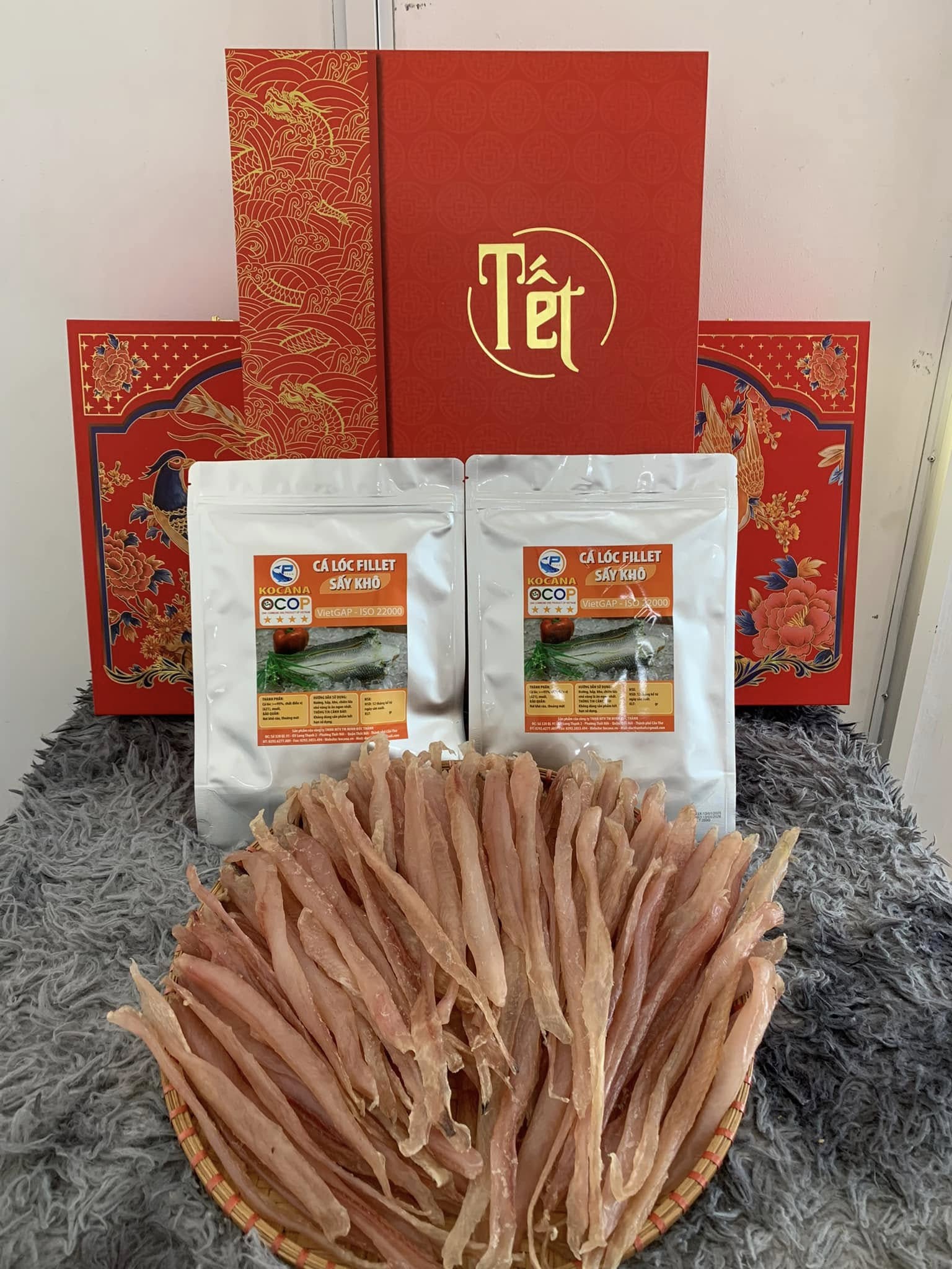 Cá lóc sợi fillet sấy khô
