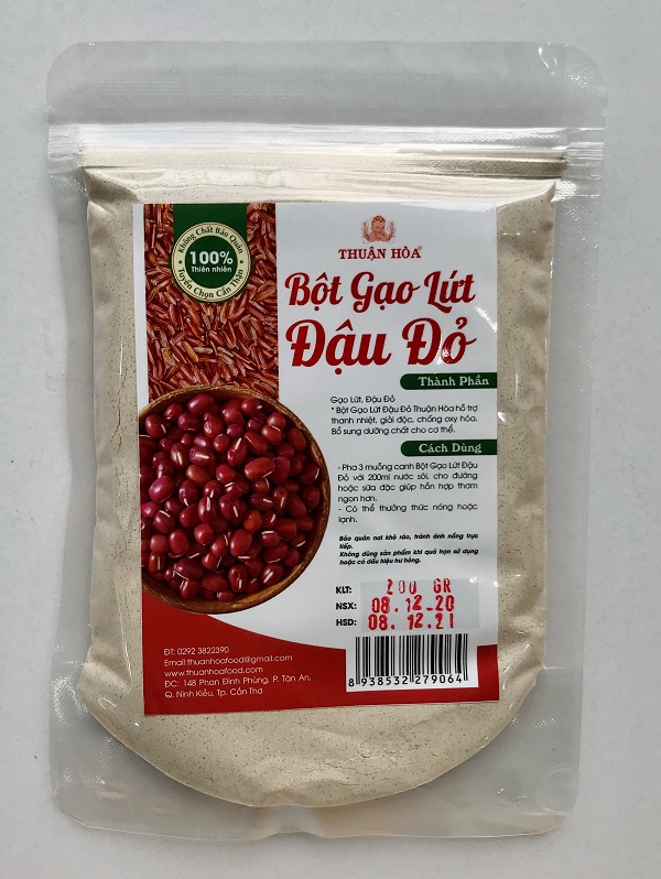 BỘT GẠO LỨT ĐẬU ĐỎ
