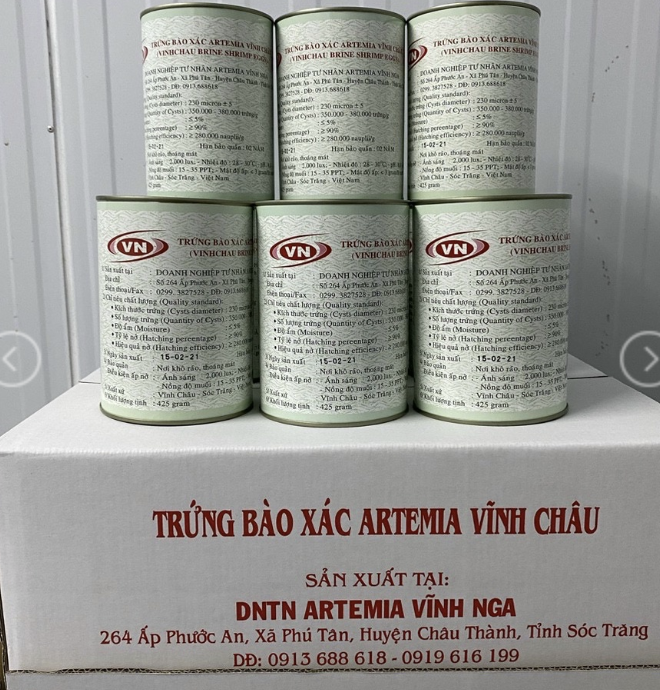 Trứng bào xác Artemia