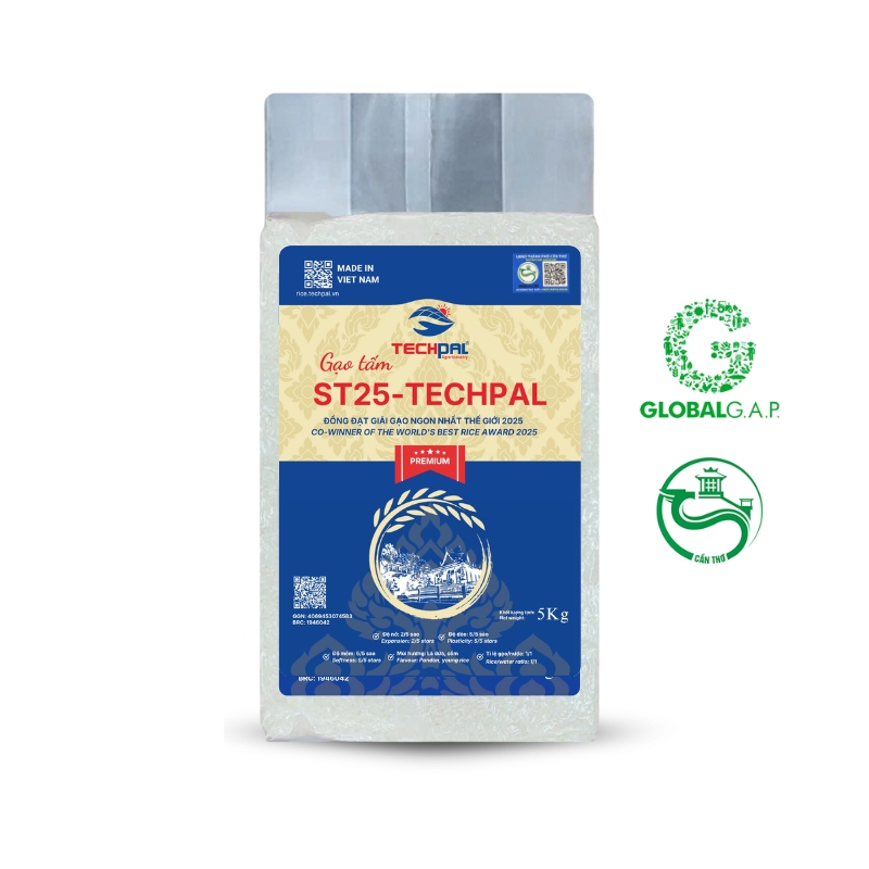Gạo tấm ST25-TECHPAL Premium Túi 5Kg