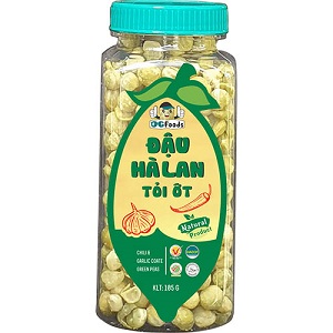 Đậu Hà Lan Tỏi Ớt Dgfoods 105g