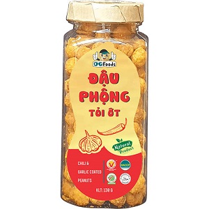 Đậu Phộng Tỏi Ớt Dgfoods 130g