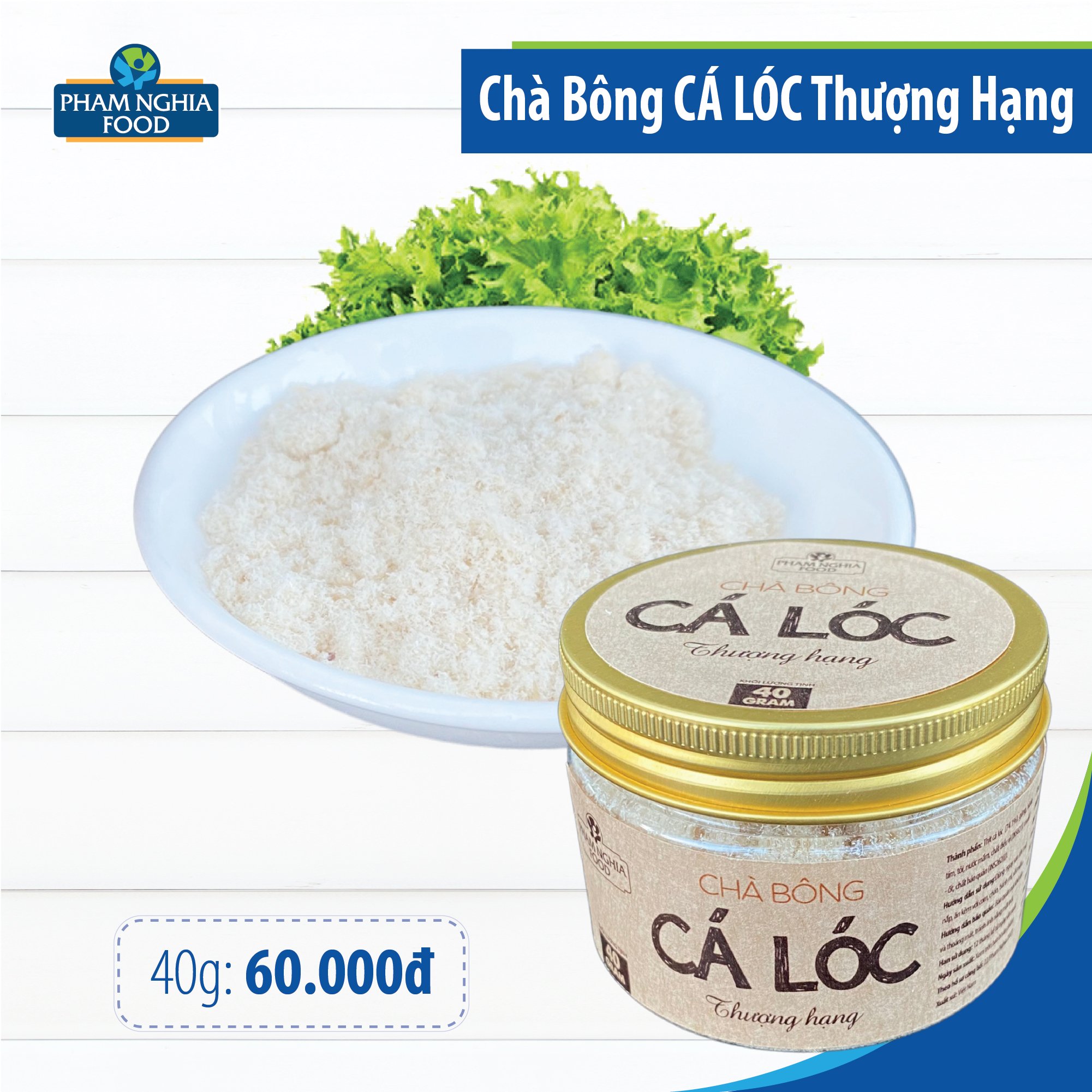 Chà bông cá lóc thượng hạng