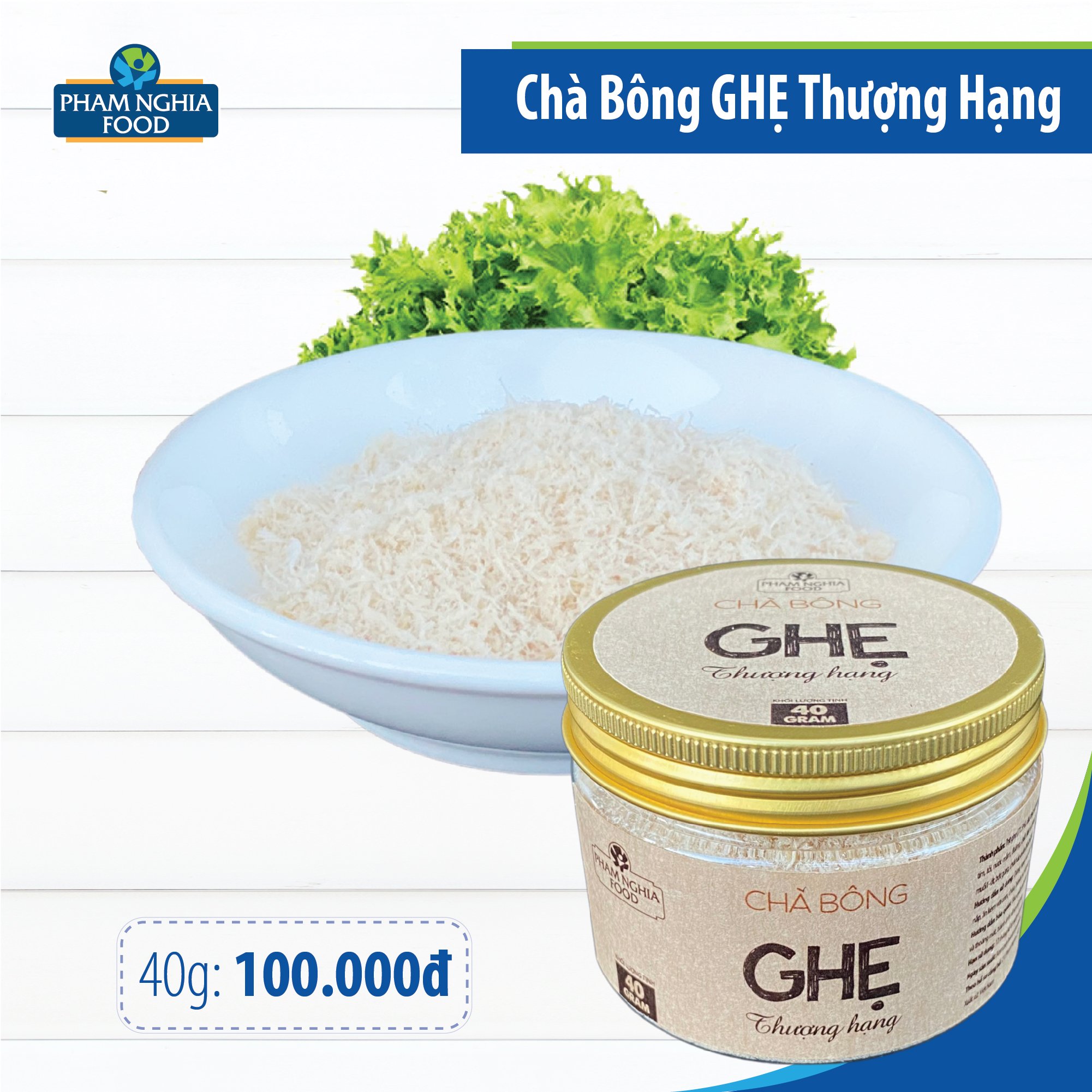 Chà bông ghẹ thượng hạng