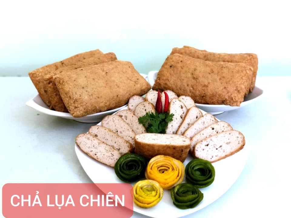 Chả chiên (Chả lụa chiên)