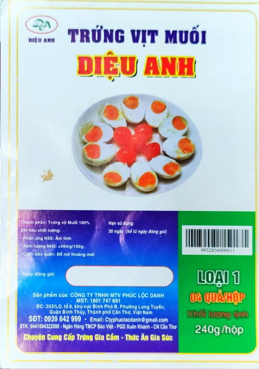 Trứng vịt muối Diệu Anh